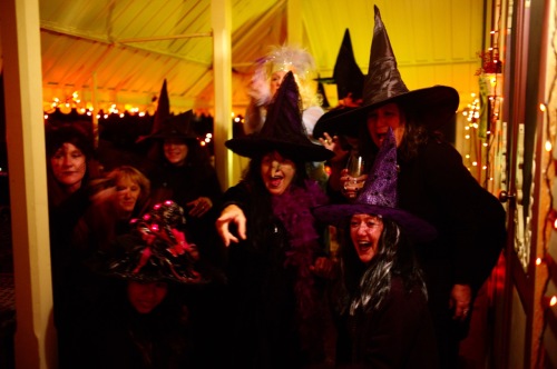 Witches coven. Ocean Grove, Oct. 31, 2015. By Paul Goldfinger ©