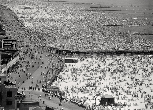 Coney Island. By the famous photographer Andreas Feininger. 1949