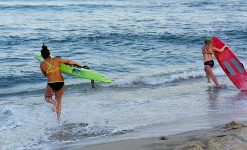 Surfboard race. ©