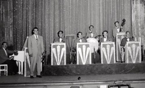 Maurice Scott and his society band. Metropolitan Hotel c. 1950's. Blogfinger file photo courtesy of the Scott family. ©